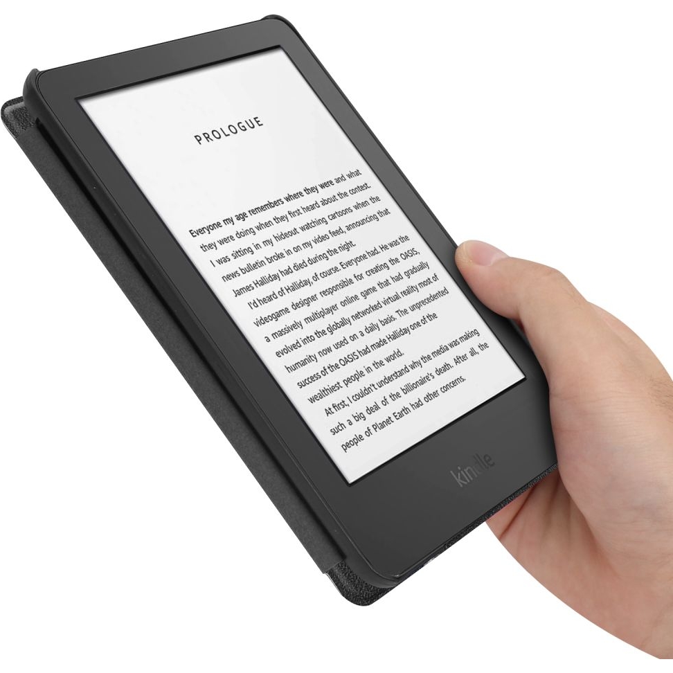 Etui z klapką Tech-Protect Smartcase do Kindle 6, (2024), czarne
